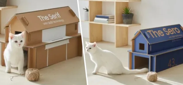 Da imballaggio a cuccia, l'idea di Samsung